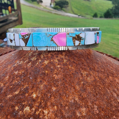 Steve Francisco Cotton Candy Dahlia Cuff