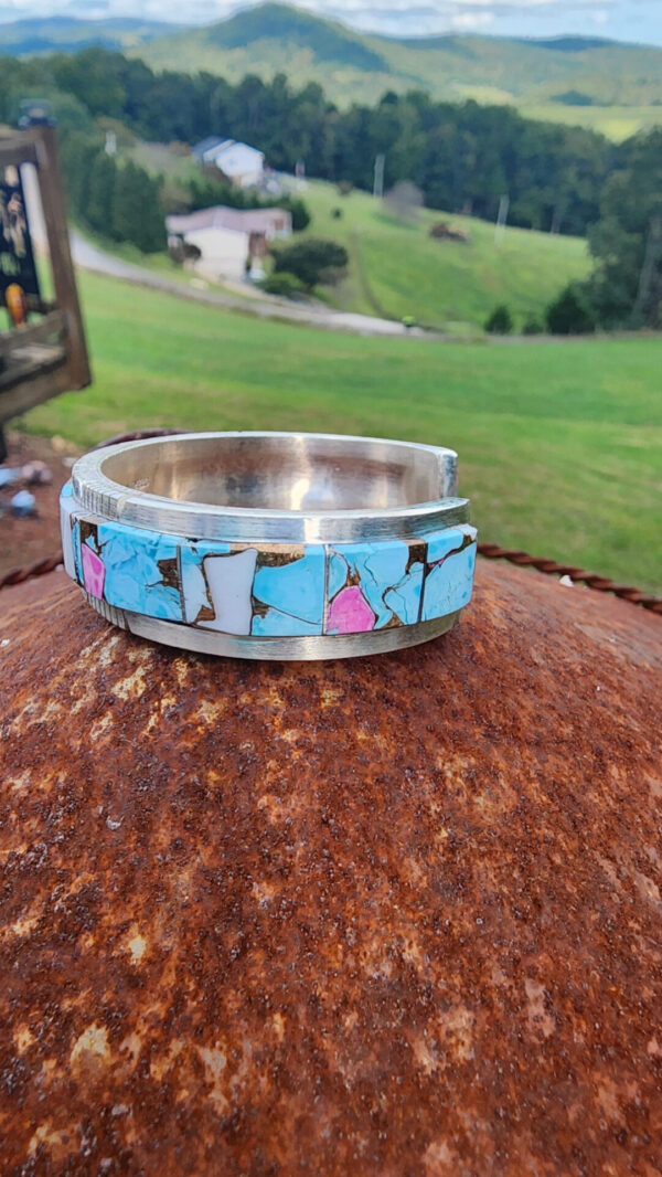 Steve Francisco Cotton Candy Dahlia Cuff