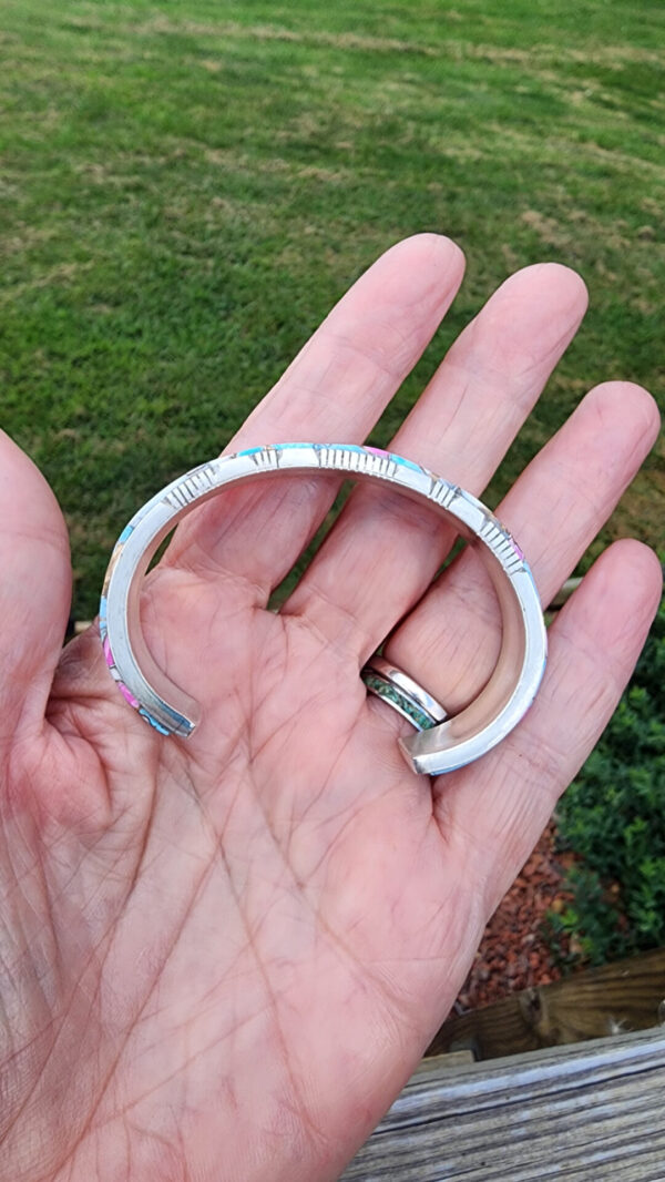Steve Francisco Cotton Candy Dahlia Cuff