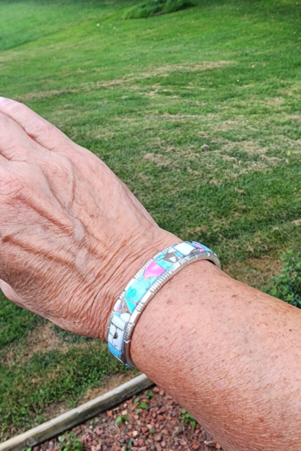 Steve Francisco Cotton Candy Dahlia Cuff