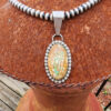 Royston Turquoise Pendant on Handmade Navajo Pearls