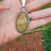 Royston Turquoise Pendant on Handmade Navajo Pearls