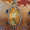 Royston Turquoise Pendant on Handmade Navajo Pearls