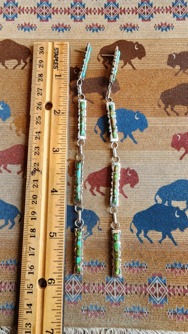 Sheldon Lalio, Zuni, Statement Earrings