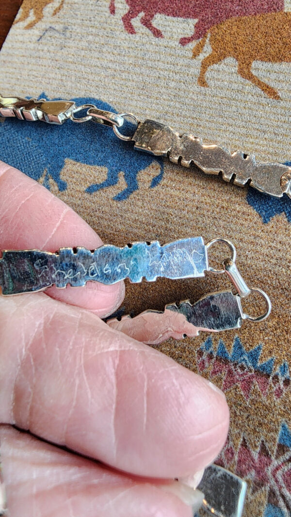 Sheldon Lalio, Zuni, Statement Earrings