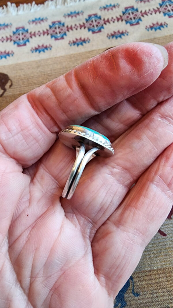 20260129_171014 Justine Tso Everyday Royston Turquoise Ring, size 8