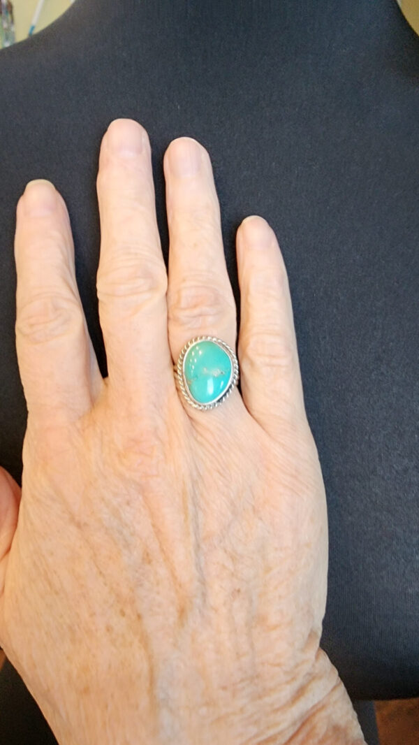 20260129_171108 Justine Tso Everyday Royston Turquoise Ring, size 8