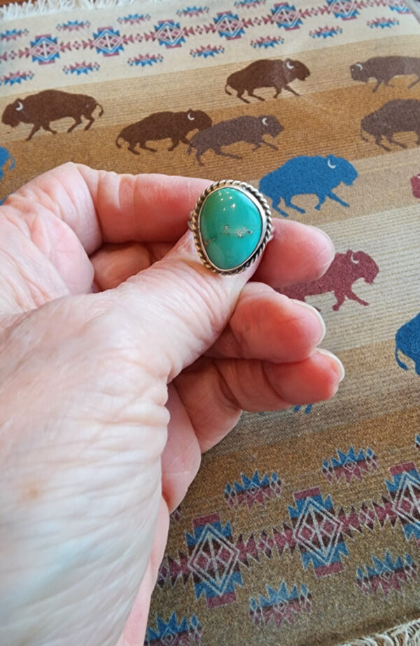 20260129_171201 Justine Tso Everyday Royston Turquoise Ring, size 8