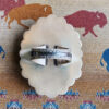 Daniel Benally White Buffalo Ring, size 9