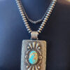 20260205_161921 Alex Sanchez Shield Pendant with Royston Turquoise