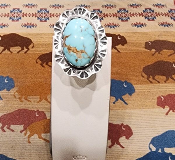 Dry Creek Turquoise Ring, size 9.5