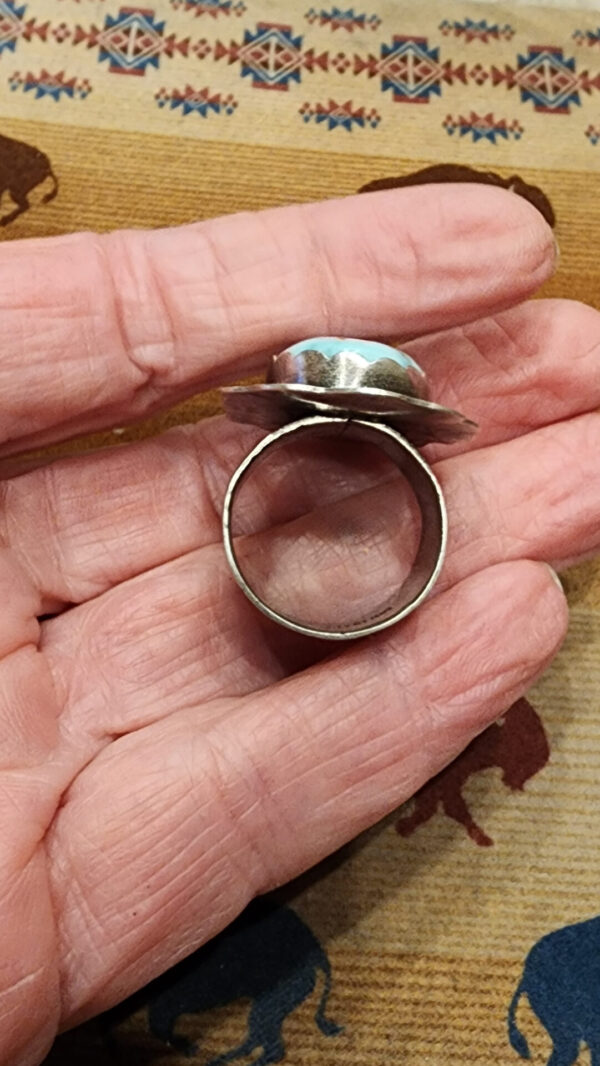 Dry Creek Turquoise Ring, size 9.5