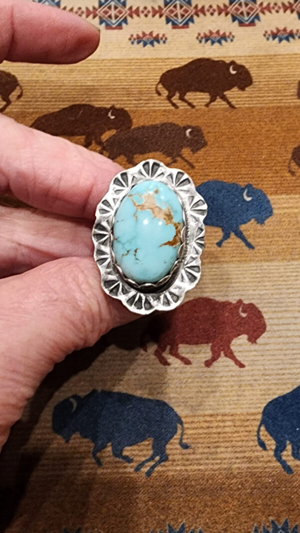 Dry Creek Turquoise Ring, size 9.5