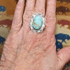 Dry Creek Turquoise Ring, size 9.5