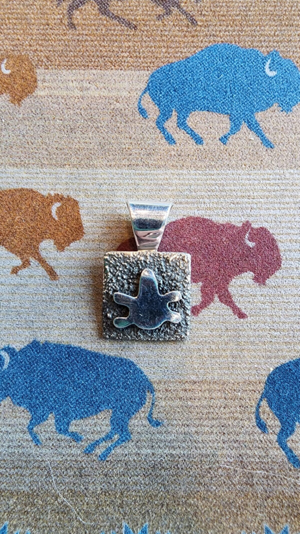 20260210_165143 Alex Sanchez Mini Pendant, petroglyph dragonfly