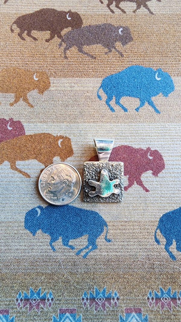 20260210_165150 Alex Sanchez Mini Pendant, petroglyph dragonfly