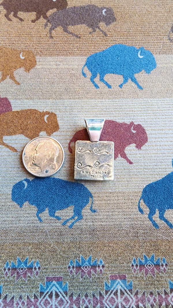 20260210_165156 Alex Sanchez Mini Pendant, petroglyph dragonfly