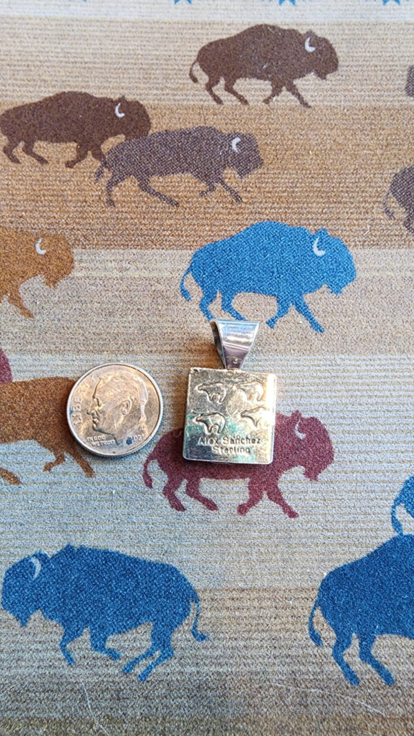 20260210_165233 Alex Sanchez Mini Pendant, petroglyph man