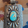 20260210_171408 Alex Sanchez Shield Pendant with Royston Turquoise