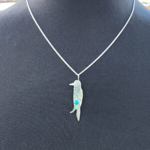 Alex Sanchez Mini Pendant, petroglyph dragonfly