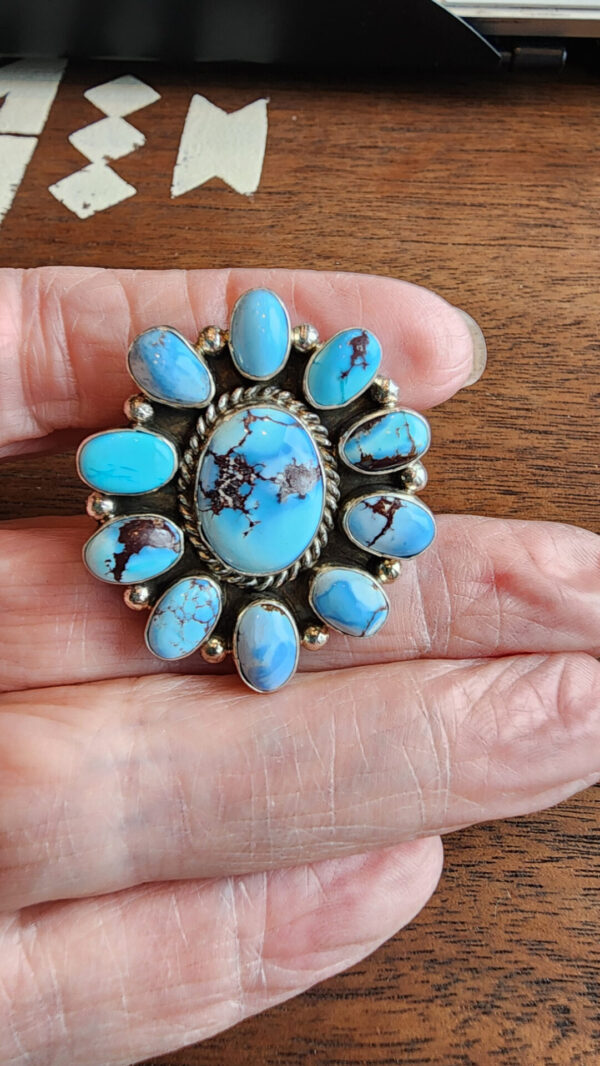 20260219_132608 Eula Wylie Golden Hills Turquoise Ring, size 6.5