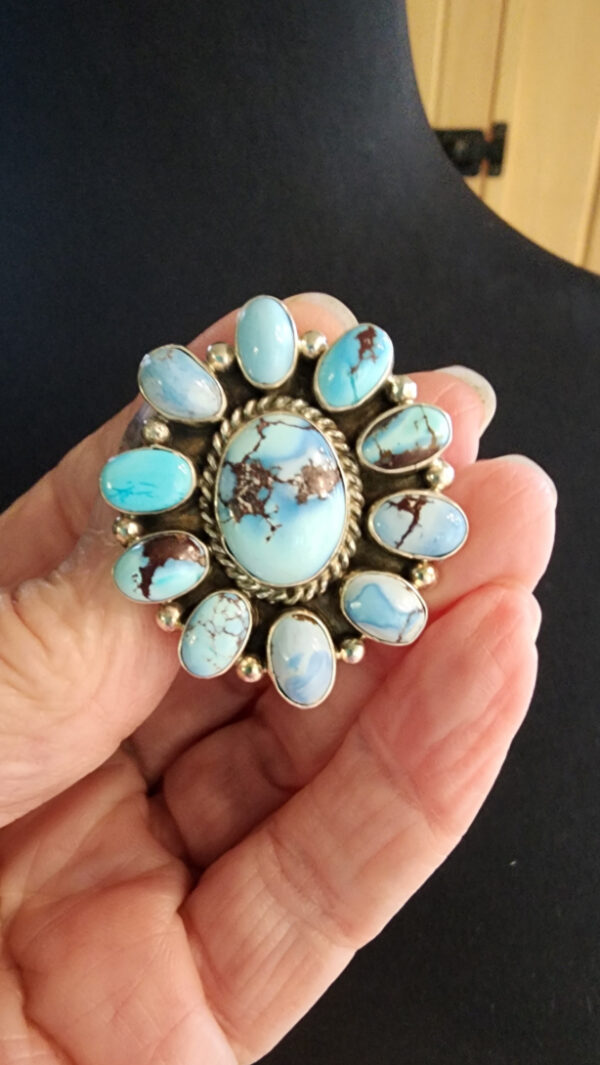 20260219_132651 Eula Wylie Golden Hills Turquoise Ring, size 6.5