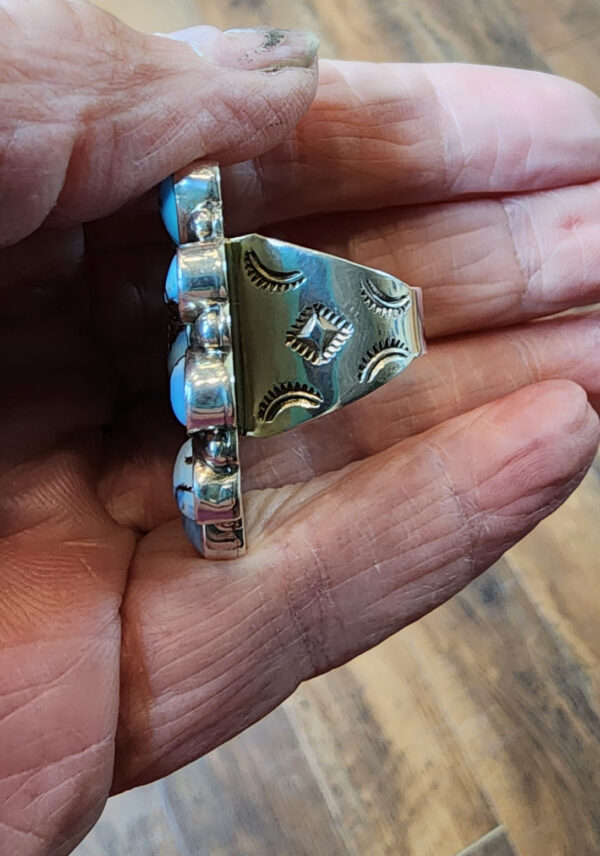 20260219_132719 Eula Wylie Golden Hills Turquoise Ring, size 6.5