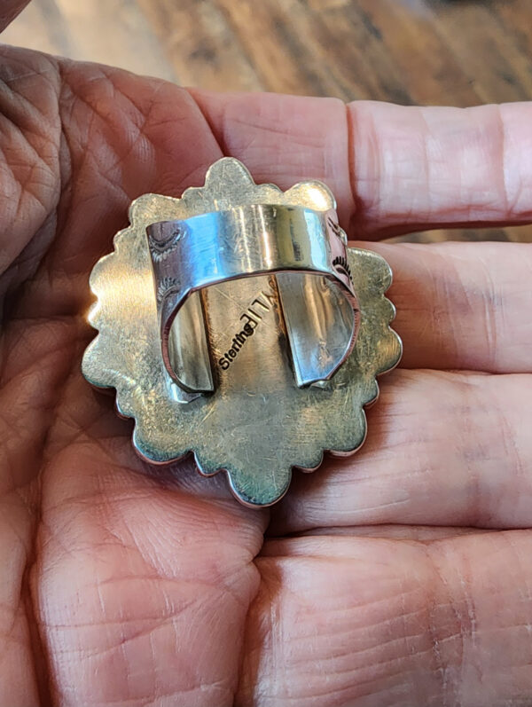 20260219_132722 Eula Wylie Golden Hills Turquoise Ring, size 6.5