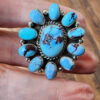 20260219_132730 Eula Wylie Golden Hills Turquoise Ring, size 6.5