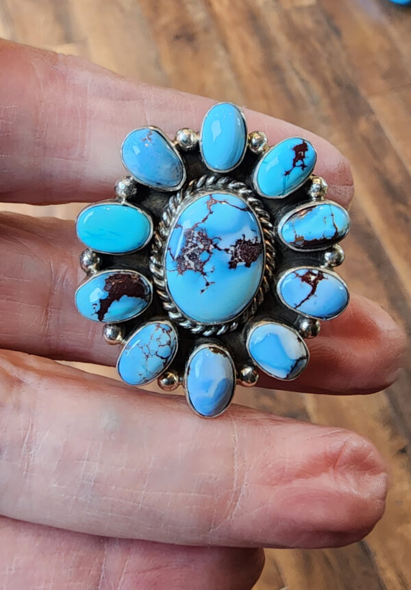 20260219_132730 Eula Wylie Golden Hills Turquoise Ring, size 6.5