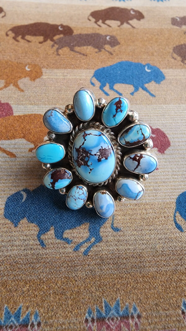 20260219_132757 Eula Wylie Golden Hills Turquoise Ring, size 6.5