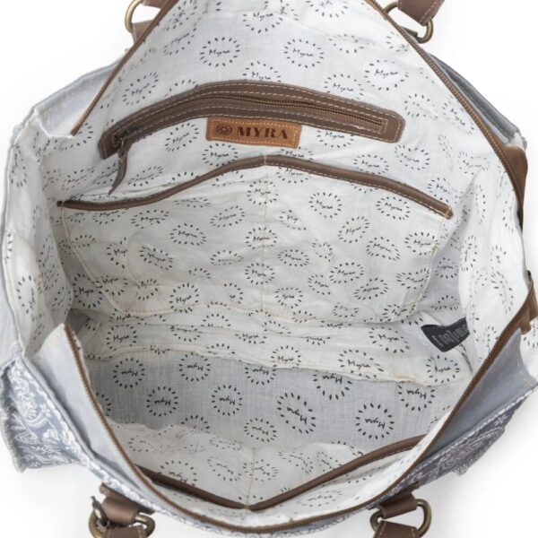 Myra Sagebrush Vale Hairon Leather Concealed Carry Bag in Onyx Frost (Copy)